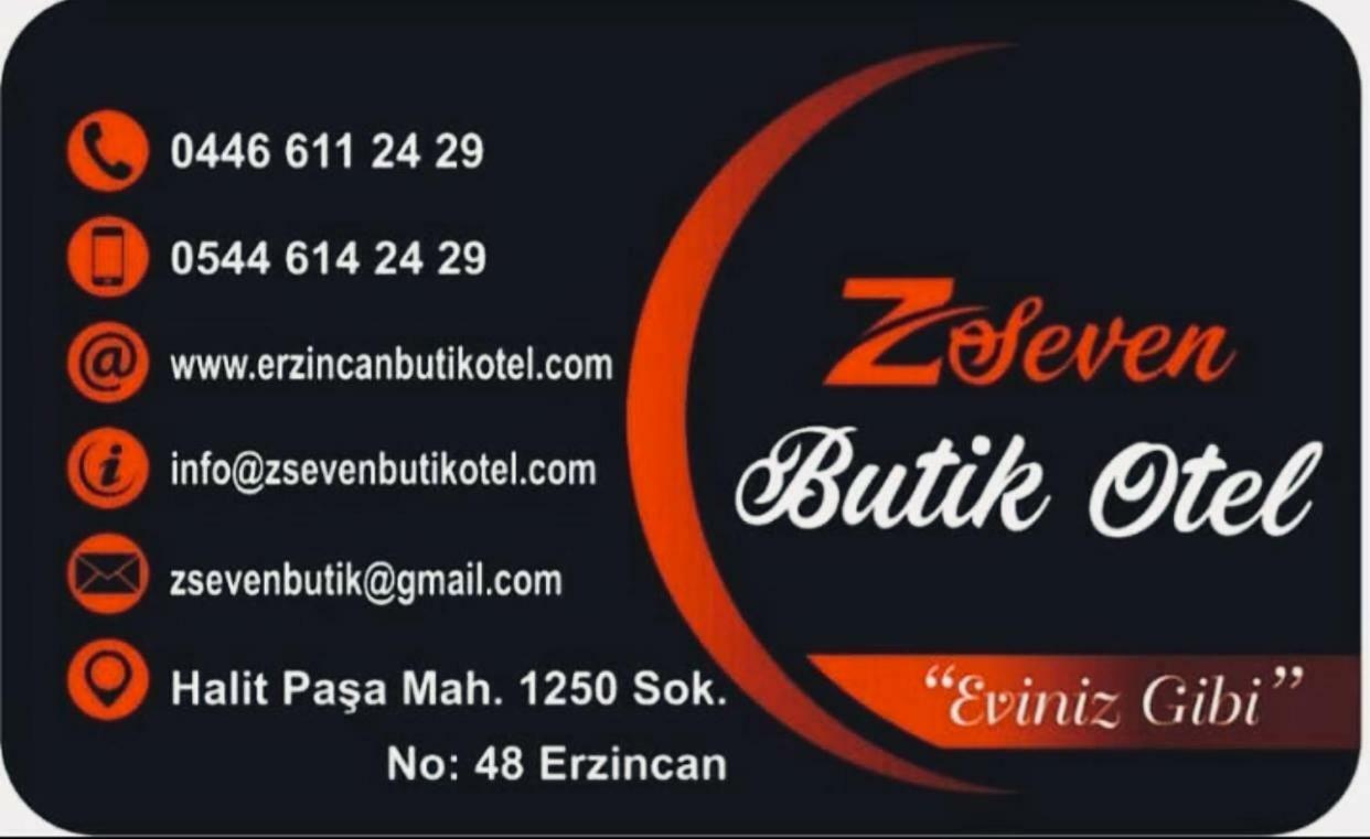 Zseven Butik Otel Erzincan Exterior foto